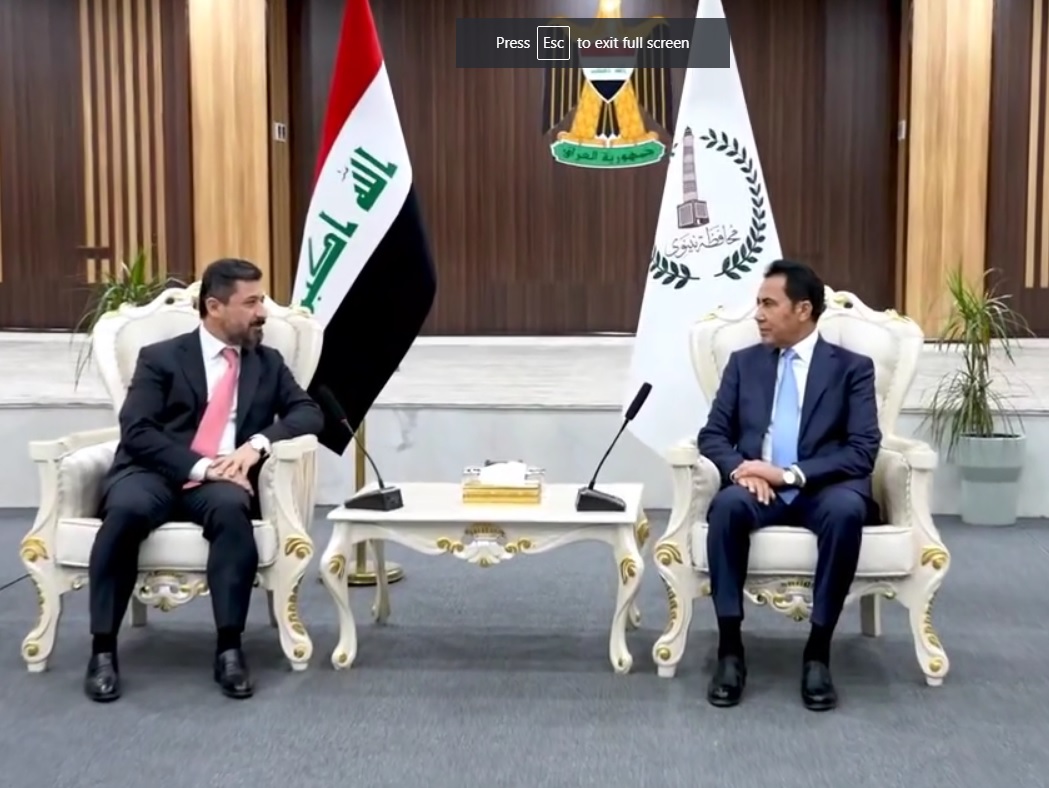 عاجل ..وزير العدل الدكتور خالد شواني يصل إلى محافظة نينوى
